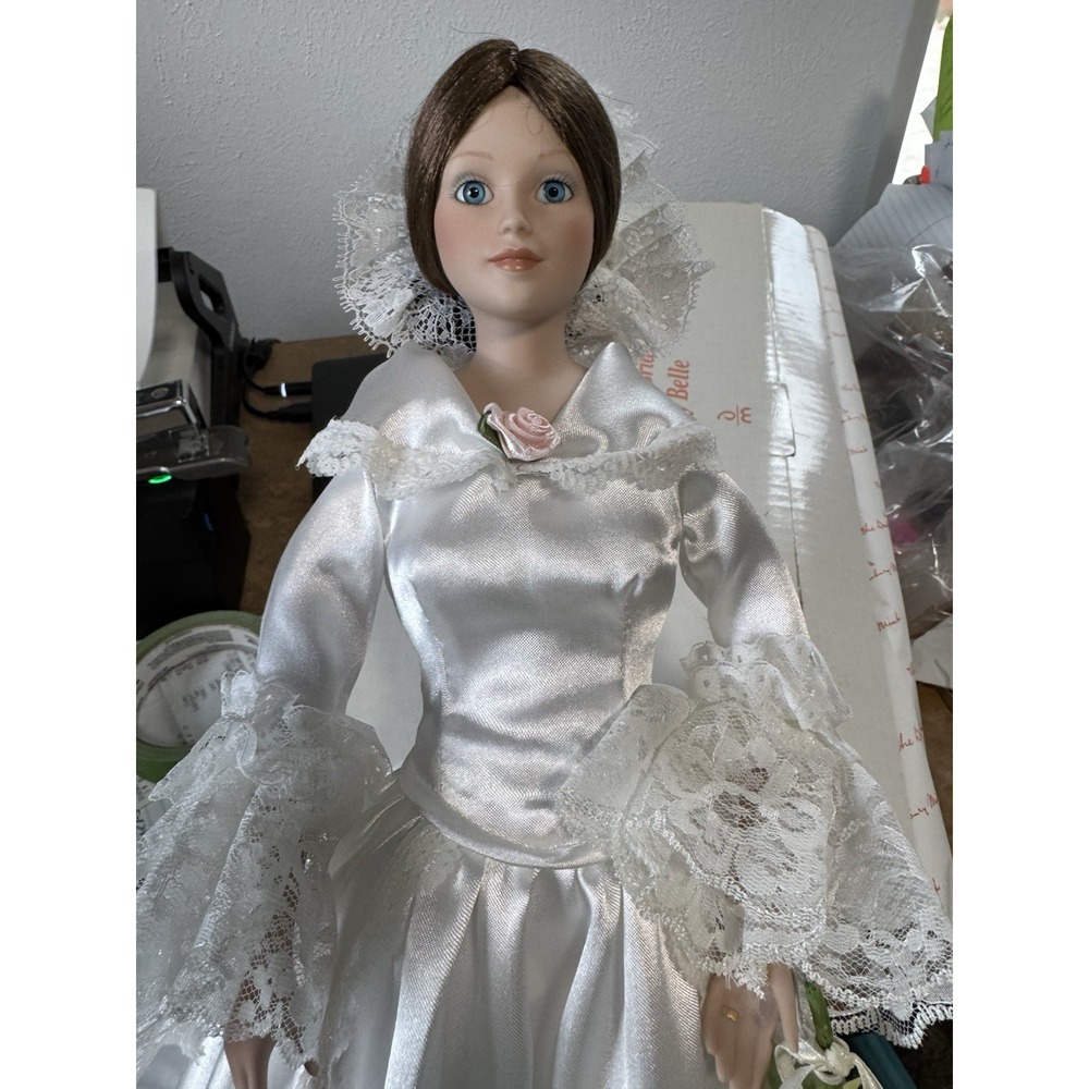 Danbury Mint Doll Civil War Bride 15"